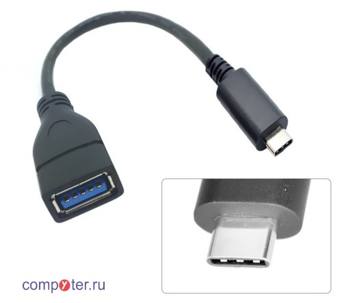 Кабель OTG Type-C USB3 (LeEco,LeTV,MacBook,Xiaomi)