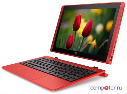 Ноутбук-трансформер HP 10.1″ Pavilion Detach x2 10-n202nf Atom Z3736F 1.33GHz QC 2Gb 32Gb Win10 красный