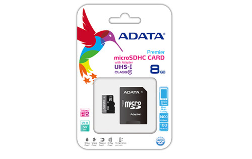 Карта памяти MicroSD 8Гб класс 10 <AData>