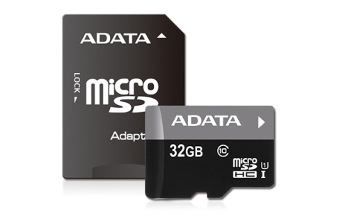 Карта памяти MicroSD 32Гб кл.10 с адап. AData